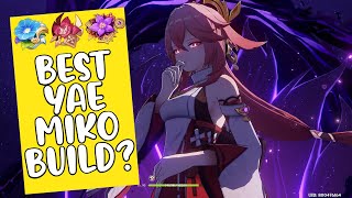 BEST YAE MIKO BUILD Yae Miko Artifact Comparison  DPS Showcase [upl. by Wallace7]