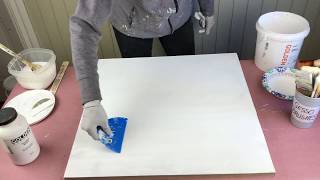 How to Gesso a Wood Panel by Rachael McCampbell [upl. by Araik]