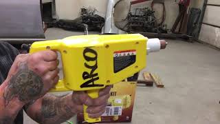 How to use HARBOR FREIGHT stud welding gun [upl. by Ardnuas]