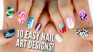 10 Easy Nail Art Designs for Beginners The Ultimate Guide [upl. by Mandelbaum812]