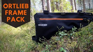 Ortlieb Frame Pack Review  100 Waterproof Bikepacking Bag [upl. by Nogas]