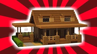 ✔ Como hacer una IDEAL CASA SURVIVAL para Minecraft FACIL Y RAPIDO [upl. by Sorac]