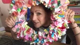 How To Make A Rag Wreath [upl. by Wiltshire]