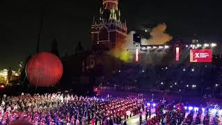 1812 overture live at red square Moscow with cannons [upl. by Surat861]