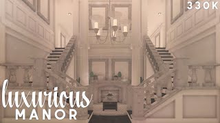 Bloxburg  Luxurious Manor Build [upl. by Earized]