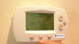 How To Program Honeywell Thermostat [upl. by Annig]