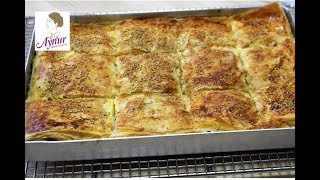 Das einfachste Börek Rezept I Patatesli tepsi Börek [upl. by Hpesojnhoj]