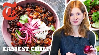 Easy 30Minute Vegetarian Chili  Melissa Clark  NYT Cooking [upl. by Odey]