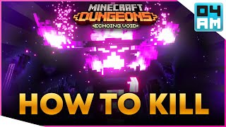 VENGEFUL HEART OF ENDER  How To Defeat on ANY Difficulty in Minecraft Dungeons Echoing Void DLC [upl. by Oner]