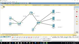 DHCP DNS and Web Server configuration in cisco packet tracer [upl. by Megan176]