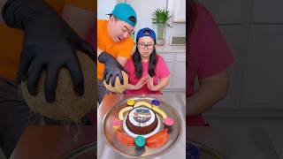 MampMs cake vs Cupcakes ice cream challenge🍨 funny by Ethan Funny Family [upl. by Forward]