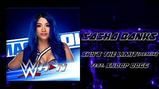 WWE Sasha Banks  Skys the Limit Remix feat Snoop Dogg  AE Arena Effect [upl. by Neff]