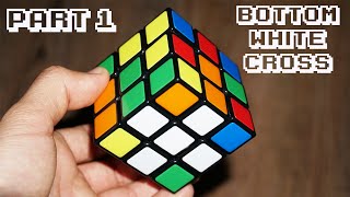 How to Solve a Rubiks Cube  Part 1  White Cross Easiest Method [upl. by Nissy7]