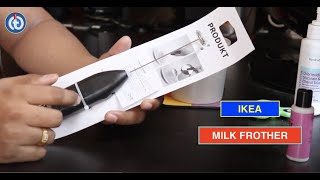 IKEA MILK FROTHER Review amp Battery Installation [upl. by Anecuza]