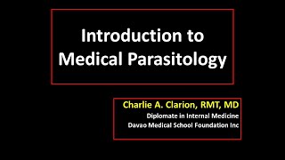 Introduction to Parasitology [upl. by Eiromem]