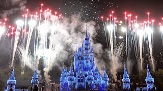 Holiday Wishes Fireworks 2018 Full Show at Mickeys Very Merry Christmas Party Walt Disney World [upl. by Eesak]