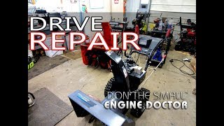 HOWTO Easily Fix A Snowblower That Wont Drive  Wheels Wont Turn [upl. by Wehttan684]