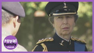 Princess Anne visits Gurkha regiment [upl. by Kcirneh176]