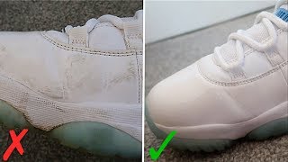 How To Remove Scuffs From Patent Leather  Featuring Air Jordan 11s BEST WAY [upl. by Htebirol]