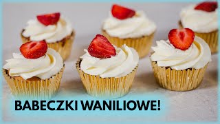 Waniliowe BABECZKI z TRUSKAWKAMI 🍓  Sugarlady [upl. by Nuahs]