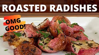 You Will LOVE These Roasted Radishes  Low Carb Recipe [upl. by Attiuqahs]