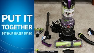 How to Assemble Your BISSELL® Pet Hair Eraser Turbo® Vacuum [upl. by Adria]