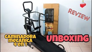 CAMINADORA MECANICA 4 EN 1 ATHLETIC WORKS  Unboxing y Review [upl. by Adniles]