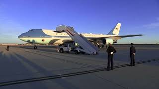 Trump leaves on Air Force One for MaraLago after argument with Zelenskyy at White House meeting [upl. by Alexina]