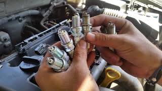 Como cambiar bujias a Kia y Hyundai  How to change spark plugs to Kia y Hyundai [upl. by Leifer]