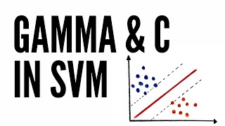 Hyperparameters C amp Gamma in Support Vector Machine SVM [upl. by Mallon]