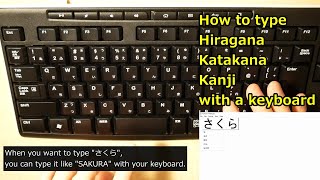 How to type Japanese characters in windows [upl. by Anneirda]