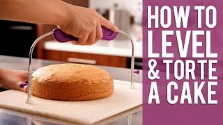 How to Level and Torte a Cake from Wilton [upl. by Subak]