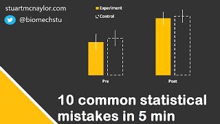 Ten Statistical Mistakes in 5 Min [upl. by Serolod]