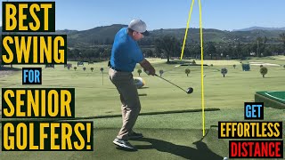 BEST SWING for Senior Golfers  Increase Distance [upl. by Sosna]