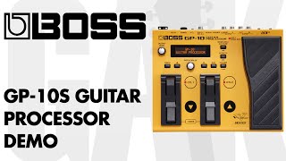 Boss  GP10S Guitar Processor and Tone Studio Editor Demo at GAK [upl. by Suzanne]