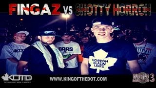 KOTD  Rap Battle  Fingaz vs Shotty Horroh  WD3 [upl. by Kerge]