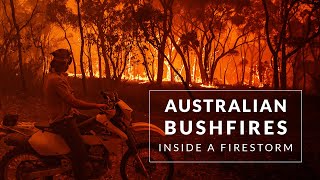 Australian Bushfires  Raw Footage from inside a Firestorm [upl. by Nabatse]