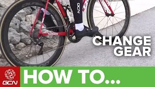 How To Change Gear On Your Bike  Road Bike Shifting Made Easy [upl. by Jewell]