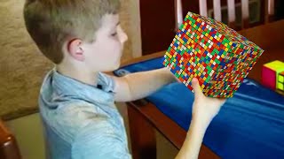 he solves rubiks cube in 14 seconds [upl. by Ayhdiv]