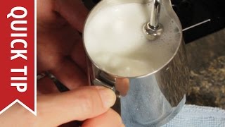 How to AutoFroth Milk for Lattes [upl. by Fafa]