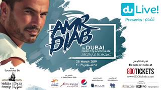 Amr Diab Live in Dubai on March 28 2019 [upl. by Aitnecserc]