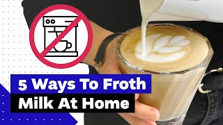 How To Froth Milk At Home Best Milk Frothers Review [upl. by Trilley]