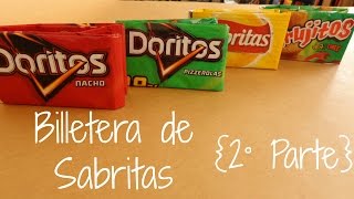 🌟 Haz una BILLETERA con bolsas DE SABRITAS 2° Parte  Bases [upl. by Coralie]