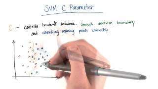 SVM C Parameter  Intro to Machine Learning [upl. by Nally]