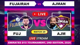 Ajman vs Fujairah Live Cricket Today [upl. by Artenak344]