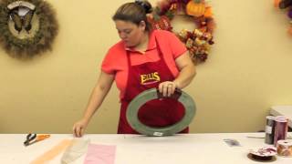 How To Make A Tulle Wreath [upl. by Bodi]