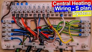 HOW TO WIRE A CENTRAL HEATING SYSTEM FROM SCRATCH  S PLAN [upl. by Modestia192]