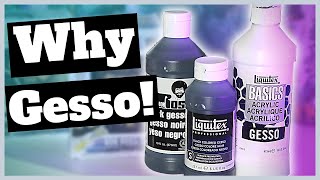 Make Your Paints Instantly Better Use GESSO Correctly [upl. by Augy]