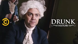 Drunk History  John Adams and Thomas Jefferson Had Beef [upl. by Ainaled]