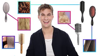 Youre Using The Wrong Brush For Your Hair Type [upl. by Nahtiek]